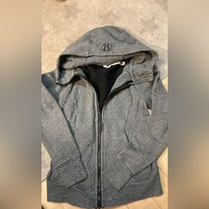 Lululemon Gray Scuba Hoodie Jacket size 6